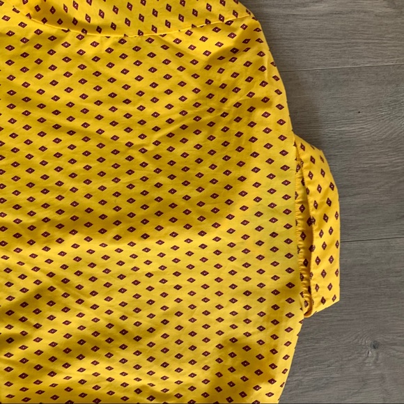 Mark Stuart Yellow Long Sleeve Button Down 13/14 Y - Picture 10 of 10